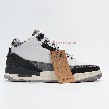 BespokeIND x Air Jordan 3 Kaws AJ3-BespokeIND Fresh Water White/Light Gery Sneakers