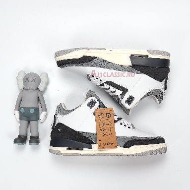 BespokeIND x Air Jordan 3 Kaws AJ3-BespokeIND Fresh Water White/Light Gery Sneakers