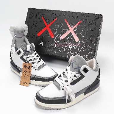 BespokeIND x Air Jordan 3 Kaws AJ3-BespokeIND Fresh Water White/Light Gery Sneakers