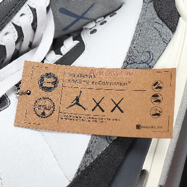 BespokeIND x Air Jordan 3 Kaws AJ3-BespokeIND Fresh Water White/Light Gery Sneakers