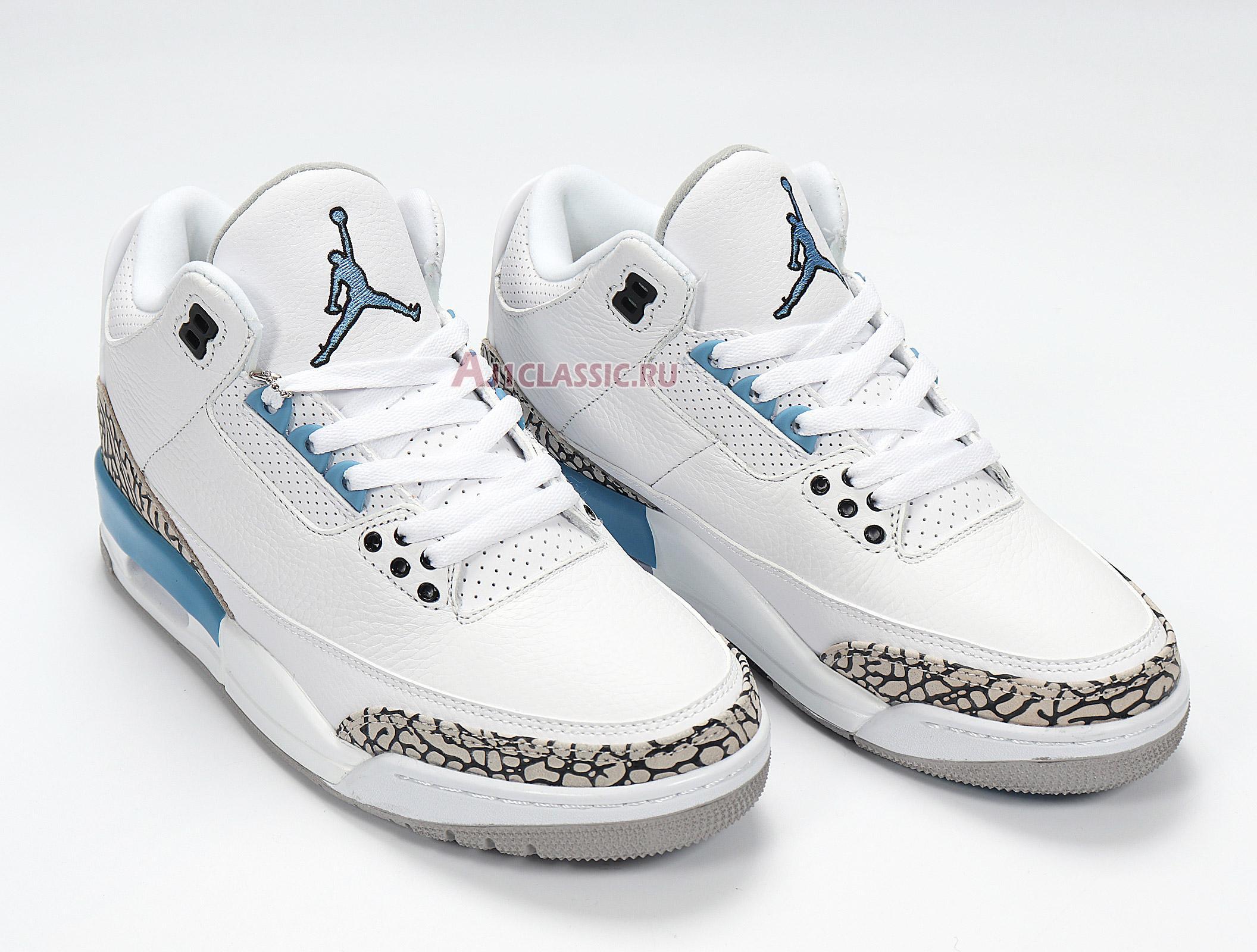 New Air Jordan 3 Retro "UNC" CT8532-104 Shoes