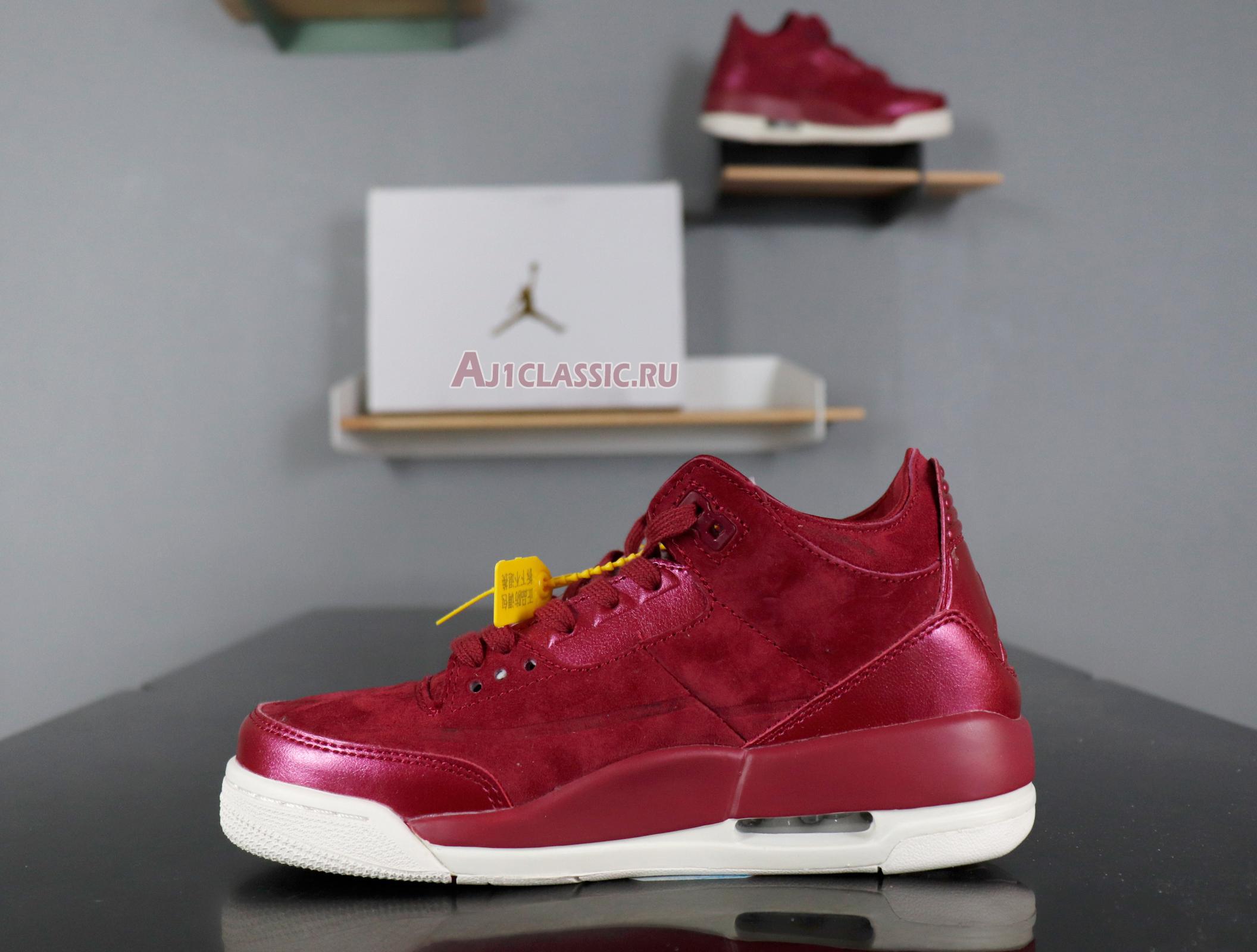 New Air Jordan 3 Retro "Bordeaux" AH7859-600 Shoes