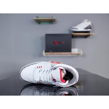 Air Jordan 3 Retro JTH NRG White Cement AV6683-160 White/Fire Red-Black-White Sneakers