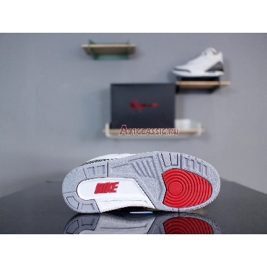 Air Jordan 3 Retro JTH NRG White Cement AV6683-160 White/Fire Red-Black-White Sneakers