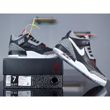 Air Jordan 3 Retro OG Black Cement AV6683-001 Black/Cement Grey-White-Fire Red Sneakers