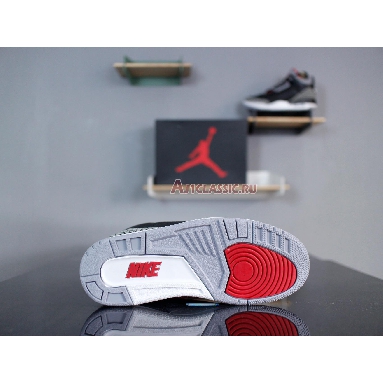 Air Jordan 3 Retro OG Black Cement 2018 854262-001 Black/Cement Grey-White-Fire Red Sneakers