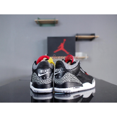 Air Jordan 3 Retro OG Black Cement 2018 854262-001 Black/Cement Grey-White-Fire Red Sneakers