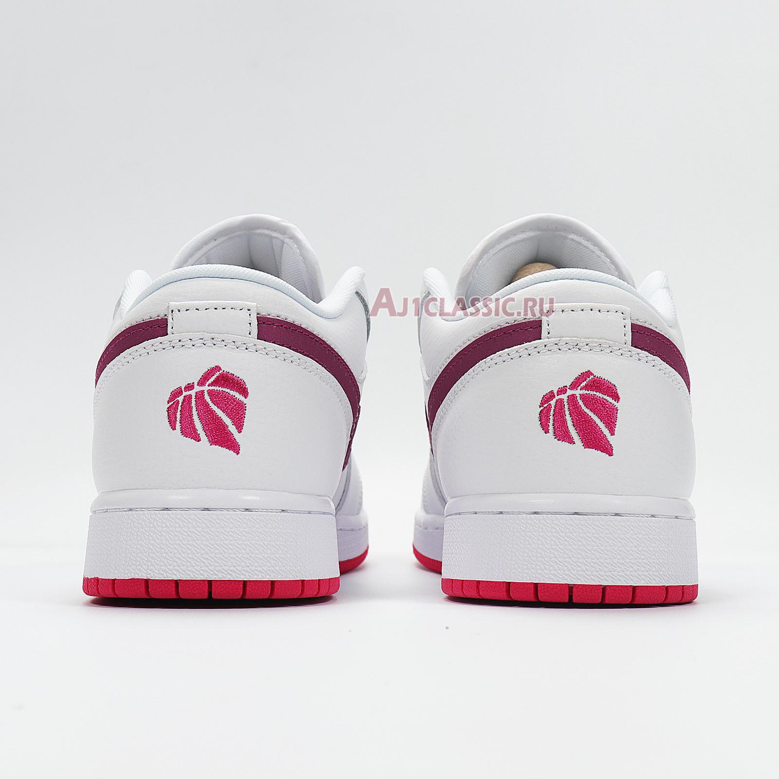 New Air Jordan 1 Low "White Berry" 554723-161 Shoes