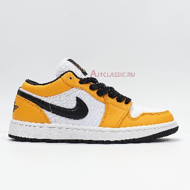 Air Jordan 1 Low Laser Orange CZ4776-107 White/Laser Orange-Black Sneakers