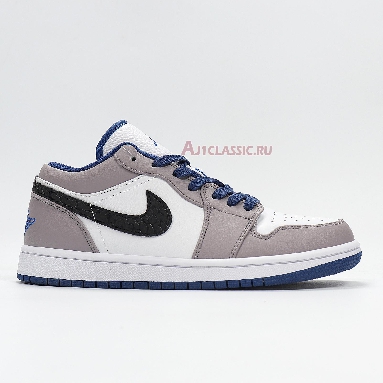 Air Jordan 1 Low Laser Orange 553558-103 White/True Blue-Cement Grey-Black Sneakers