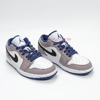 Air Jordan 1 Low Laser Orange 553558-103 White/True Blue-Cement Grey-Black Sneakers