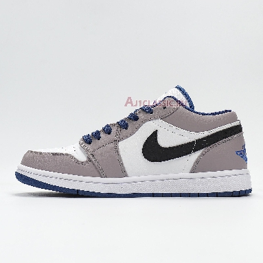 Air Jordan 1 Low Laser Orange 553558-103 White/True Blue-Cement Grey-Black Sneakers