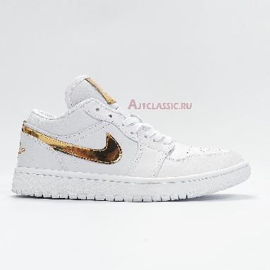 Air Jordan 1 Retro Low White Metallic Gold CZ4776-100 White/Metallic Gold Sneakers