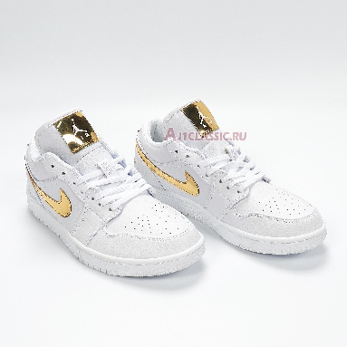 Air Jordan 1 Retro Low White Metallic Gold CZ4776-100 White/Metallic Gold Sneakers