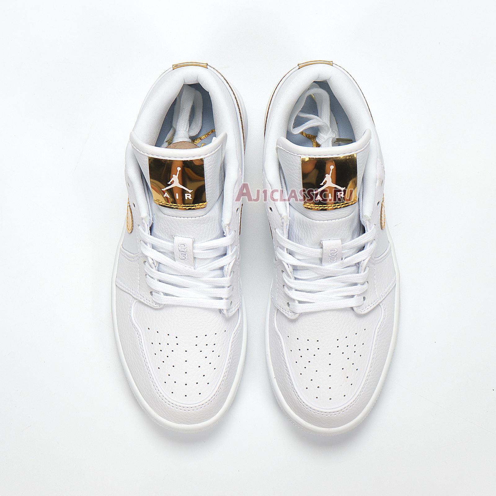 Air Jordan 1 Retro Low "White Metallic Gold" CZ4776-100