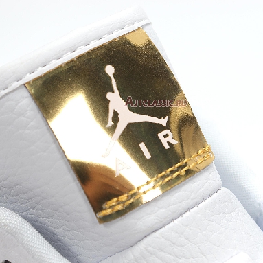 Air Jordan 1 Retro Low White Metallic Gold CZ4776-100 White/Metallic Gold Mens Womens Shoes