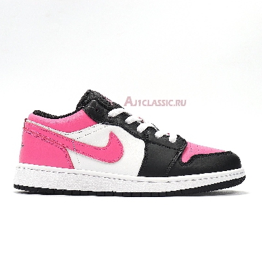 Air Jordan 1 Retro Low Pinksicle 554723-106 White/Pinksicle/Black/Pink Mens Womens Shoes