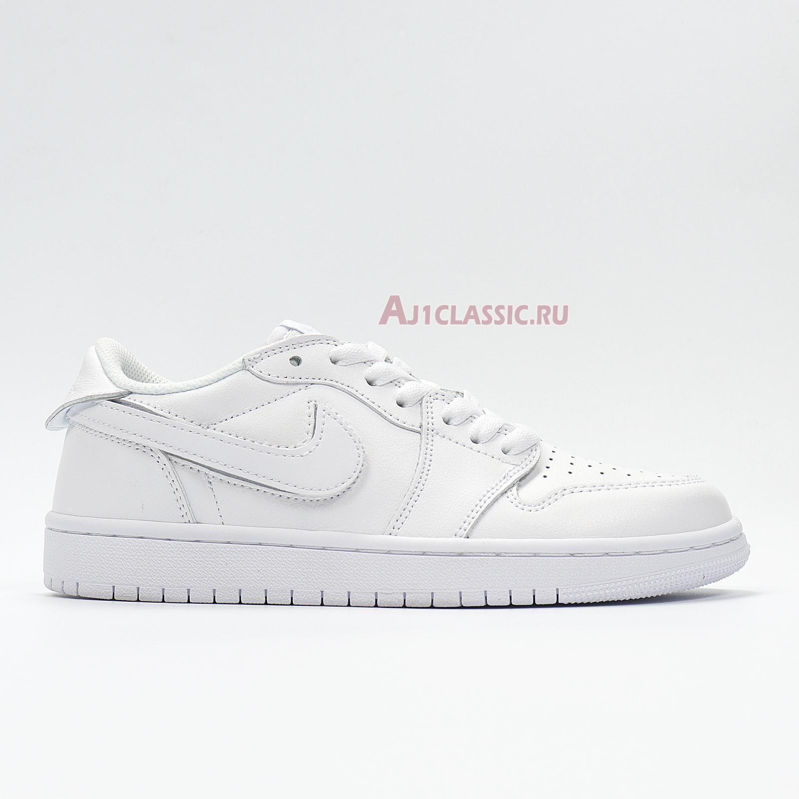 New Air Jordan 1 Low ID Velcro "White" CJ7891-ID Shoes