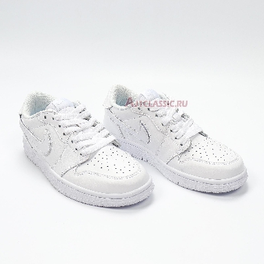 Air Jordan 1 Low ID Velcro White CJ7891-ID White/White-White Sneakers