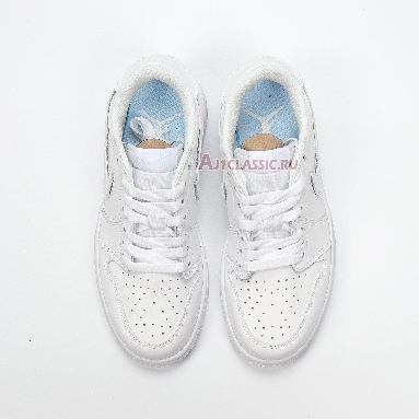 Air Jordan 1 Low ID Velcro White CJ7891-ID White/White-White Sneakers