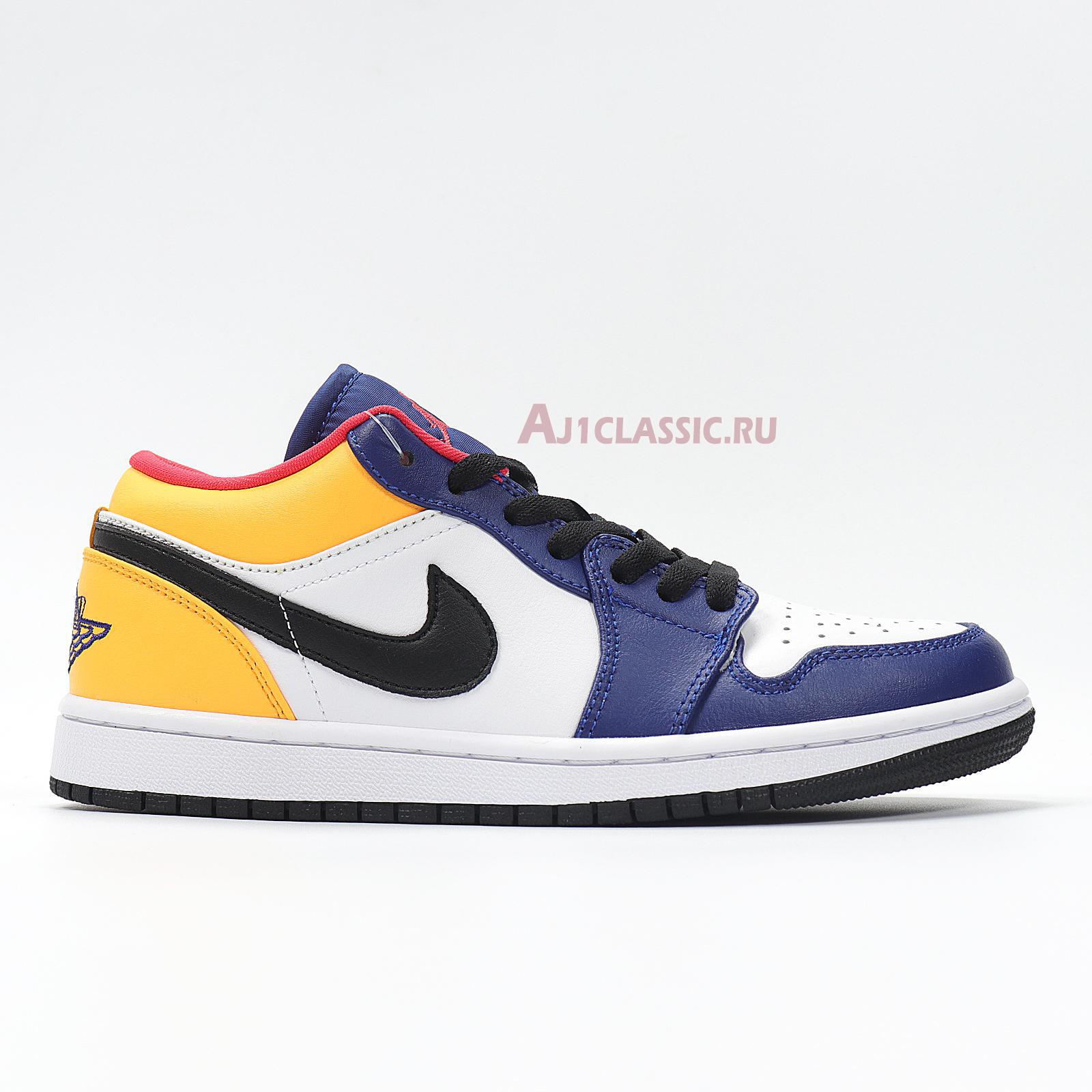 New Air Jordan 1 Low "Royal Yellow" 553558-123 Shoes