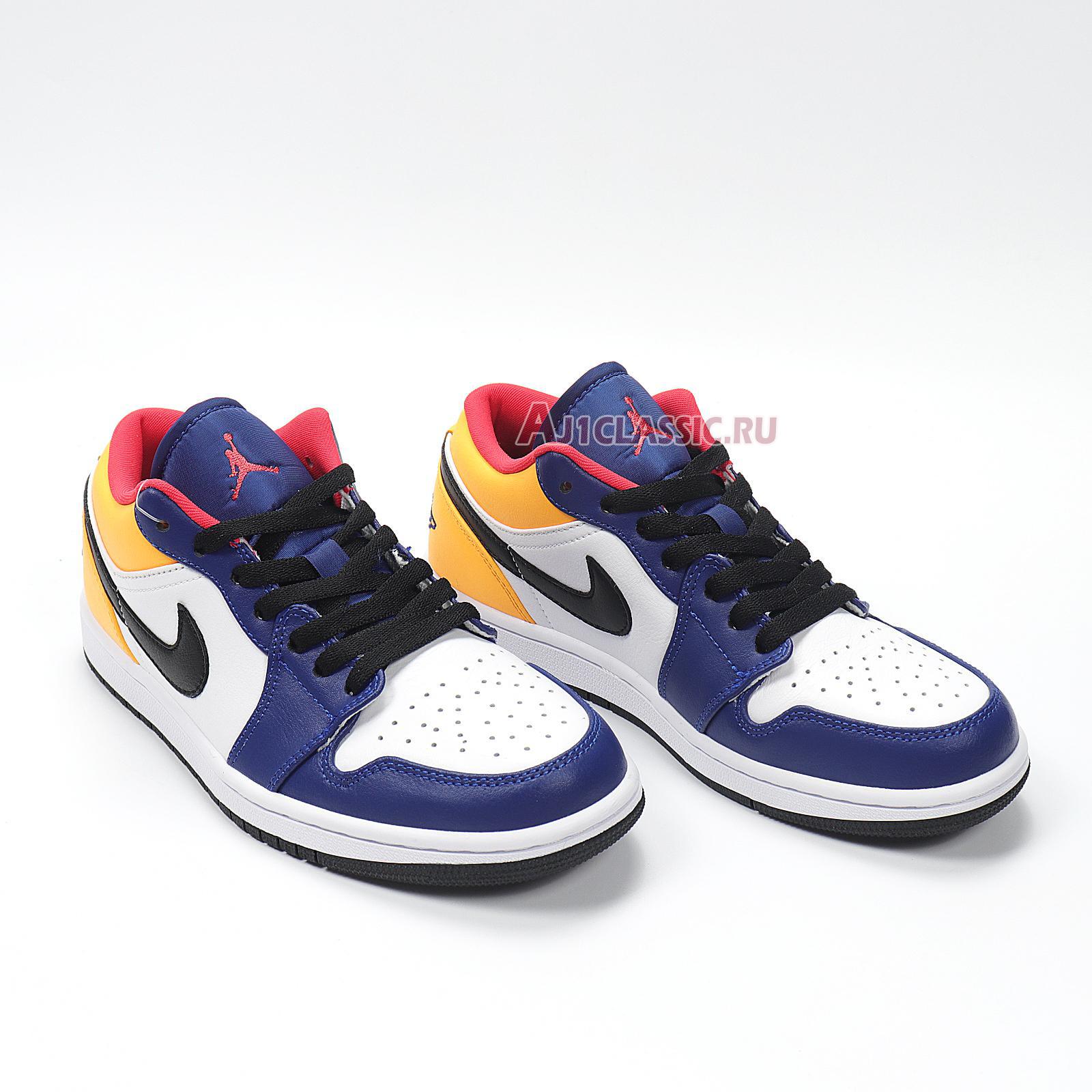 New Air Jordan 1 Low "Royal Yellow" 553558-123 Shoes