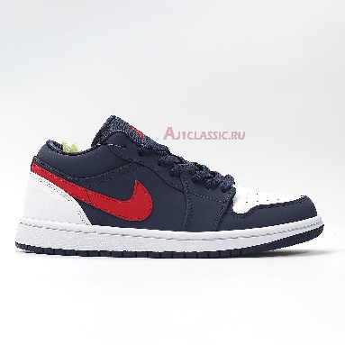 Air Jordan 1 Low USA CZ8454-400 Navy/Blue/White/Red Sneakers