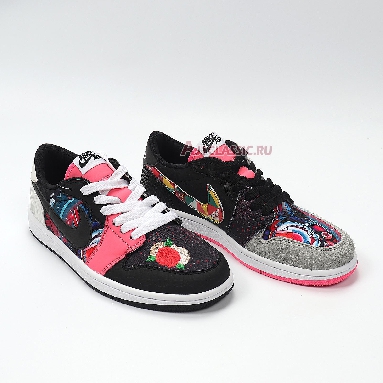 Air Jordan 1 Low OG Chinese New Year CW0418-006 Black/Red/Pink/White Sneakers