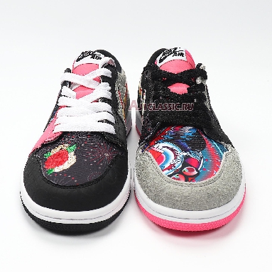 Air Jordan 1 Low OG Chinese New Year CW0418-006 Black/Red/Pink/White Sneakers