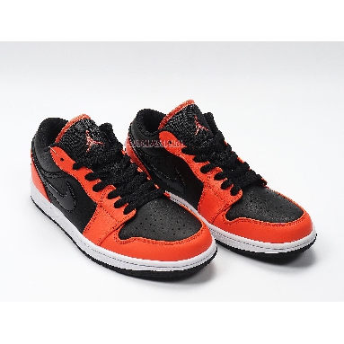 Air Jordan 1 Low Black Orange Toe CK3022-008 Black/Orange/White Sneakers