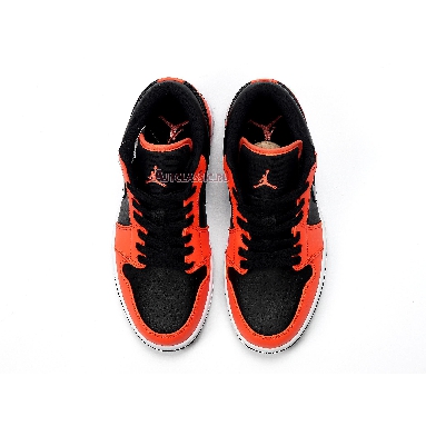 Air Jordan 1 Low Black Orange Toe CK3022-008 Black/Orange/White Sneakers