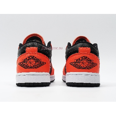 Air Jordan 1 Low Black Orange Toe CK3022-008 Black/Orange/White Mens Womens Shoes