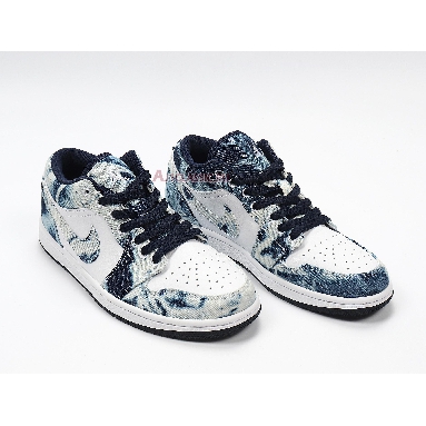 Air Jordan 1 Low SE Washed Denim CZ8455-100 Washed Blue/White/Blue Sneakers