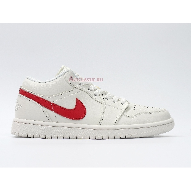 Air Jordan 1 Low University Red AO9944-161 White/University Red Mens Womens Shoes