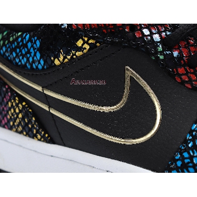 Air Jordan 1 Low Multi Snakeskin CW5580-001 Black/Metallic Gold/Multi/White Sneakers