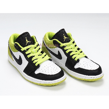 Air Jordan 1 Low Cyber CK3022-003 Black/Cyber/White Mens Womens Shoes