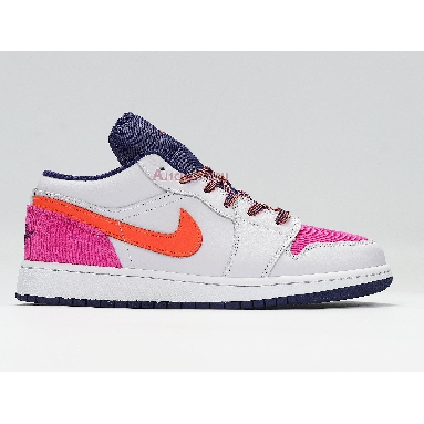 Air Jordan 1 Low GS Fire Pink Hyper Crimson 554723-502 Barely Grape/Fire Pink/Regency Purple/Hyper Crimson Sneakers