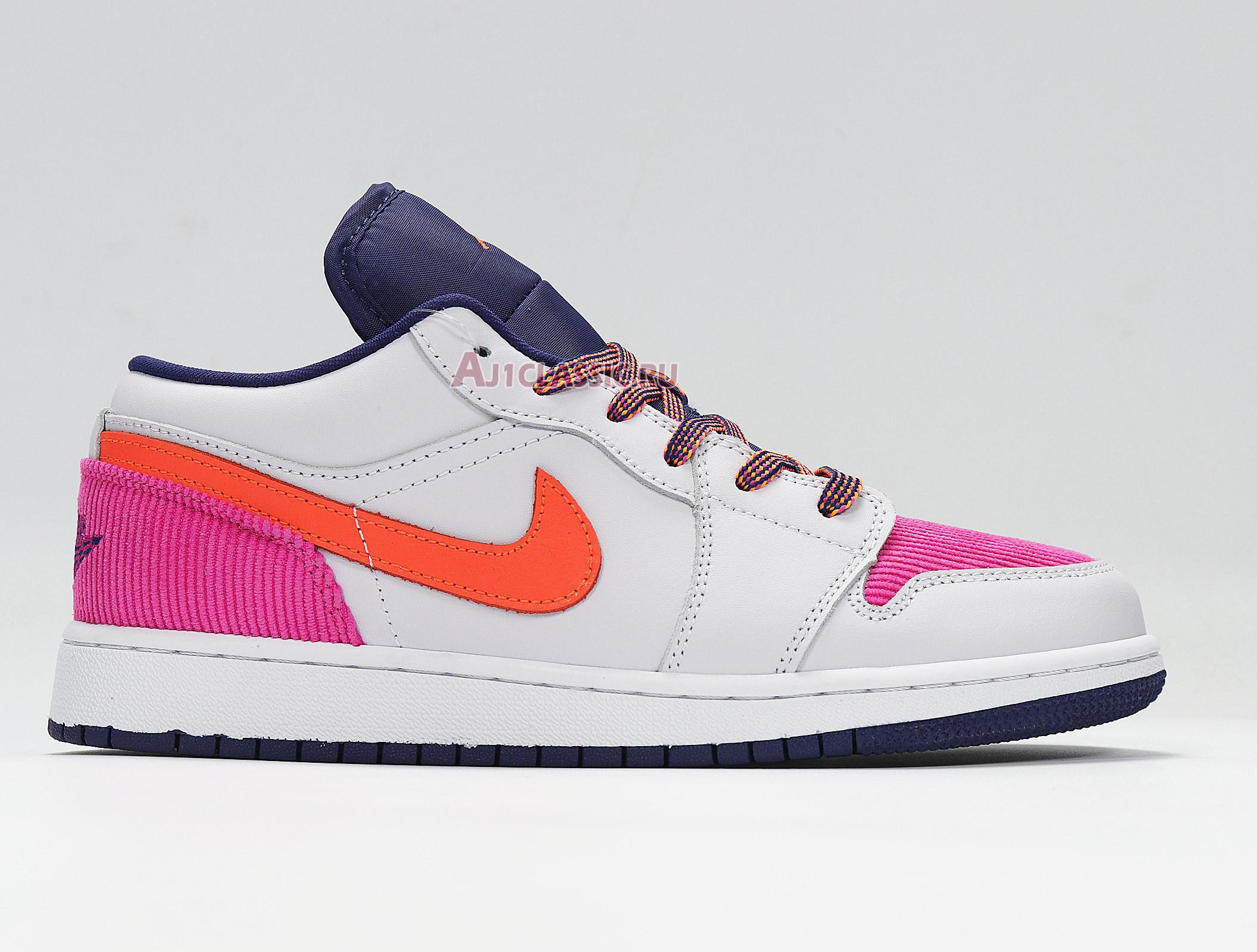 Air Jordan 1 Low GS "Fire Pink Hyper Crimson" 554723-502