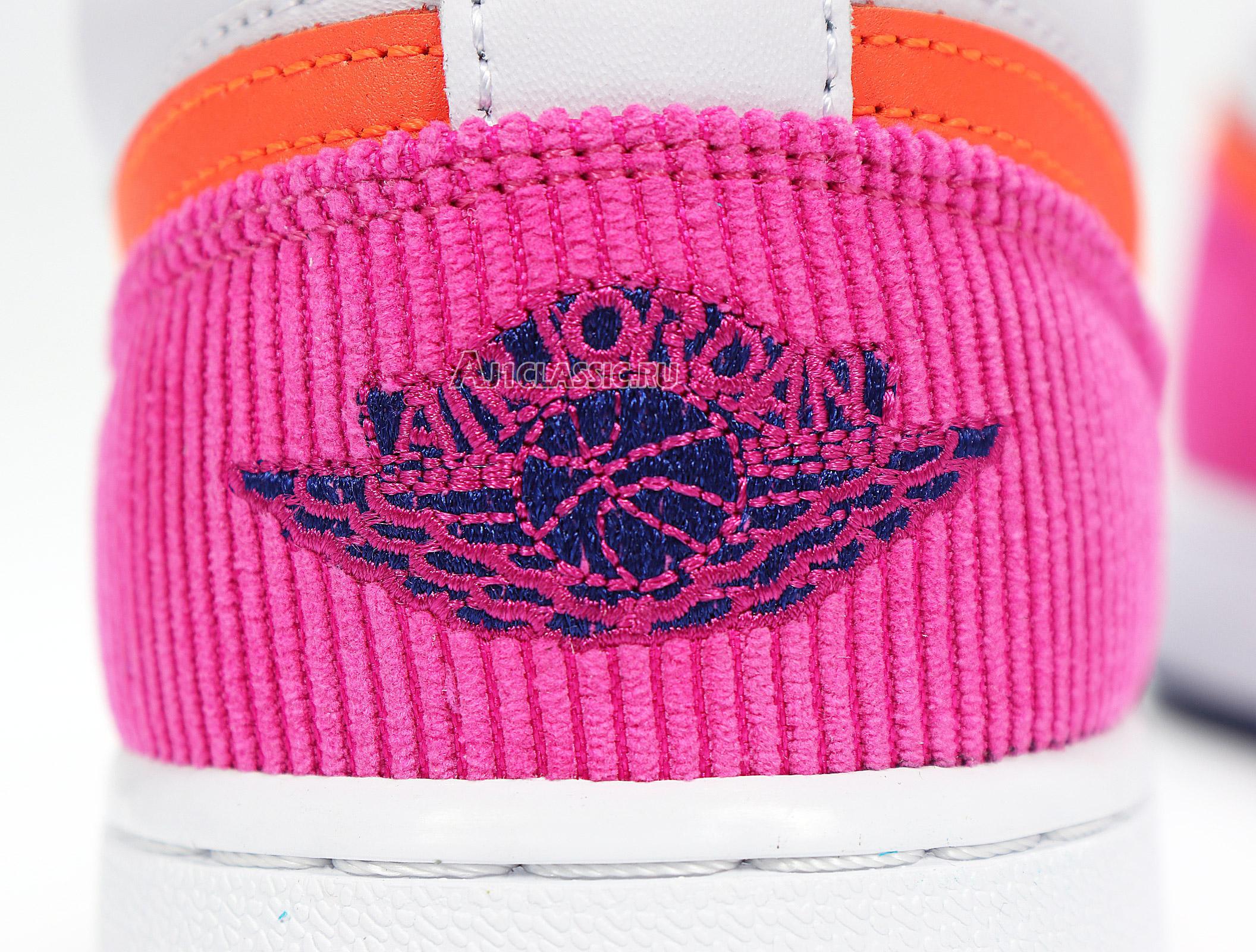 Air Jordan 1 Low GS "Fire Pink Hyper Crimson" 554723-502