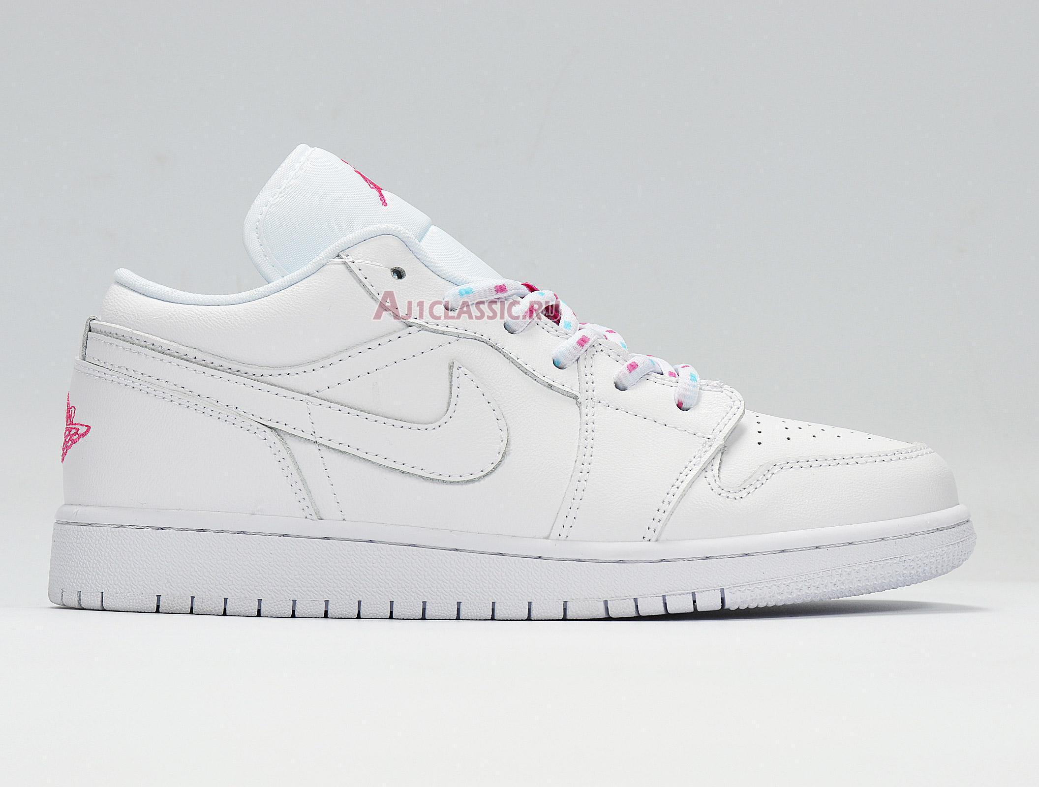 New Air Jordan 1 Low GS "Candy" 554723-102 Shoes