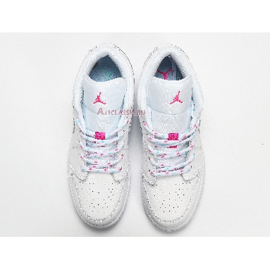 Air Jordan 1 Low GS Candy 554723-102 White/Pink/Blue Sneakers