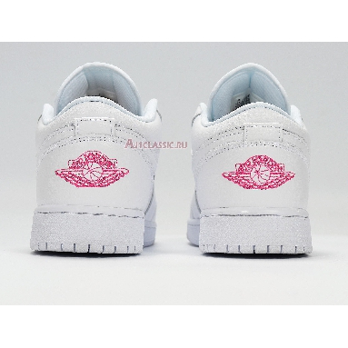 Air Jordan 1 Low GS Candy 554723-102 White/Pink/Blue Sneakers