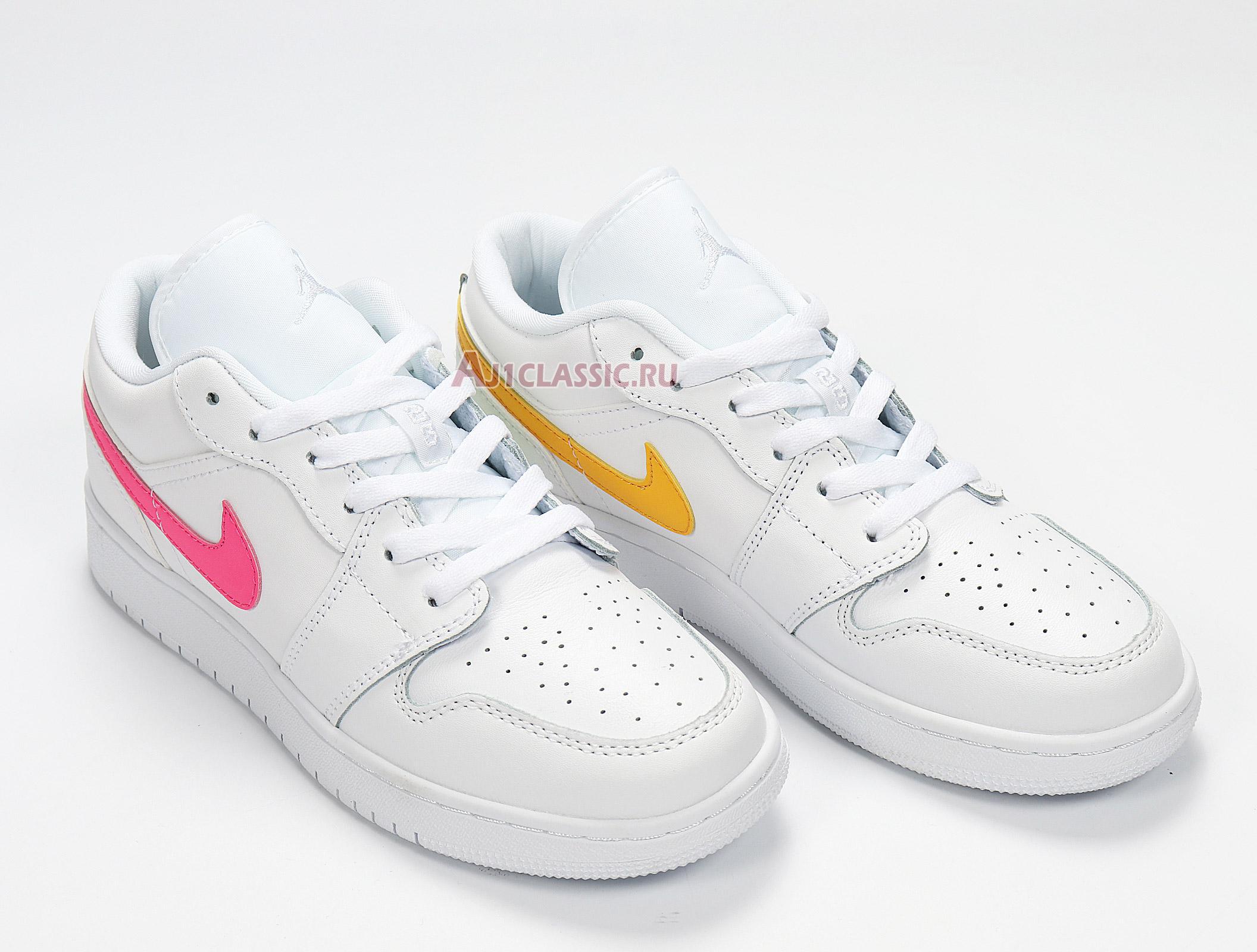 New Air Jordan 1 Low "White Neon" CW7035-100 Shoes