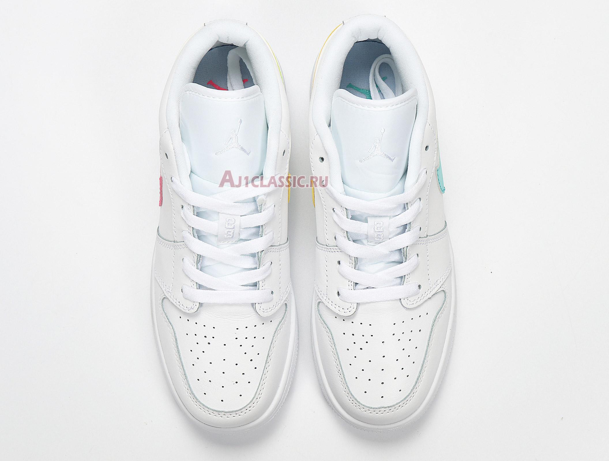 Air Jordan 1 Low "White Neon" CW7035-100