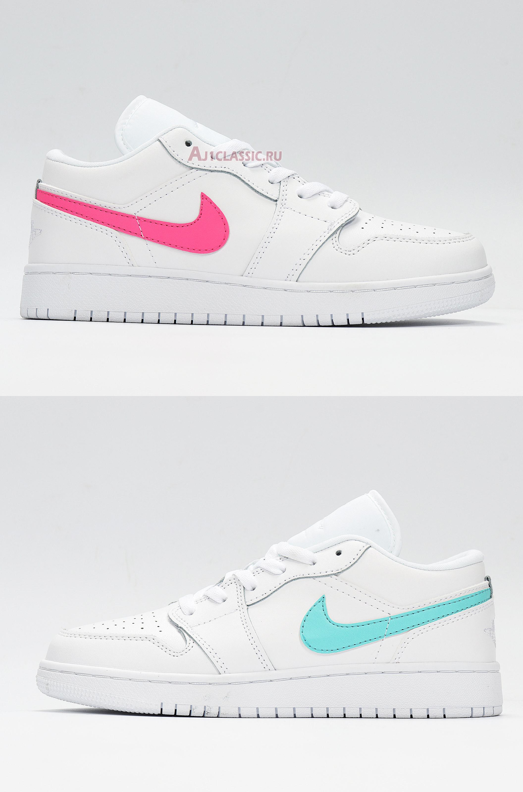 Air Jordan 1 Low "White Neon" CW7035-100