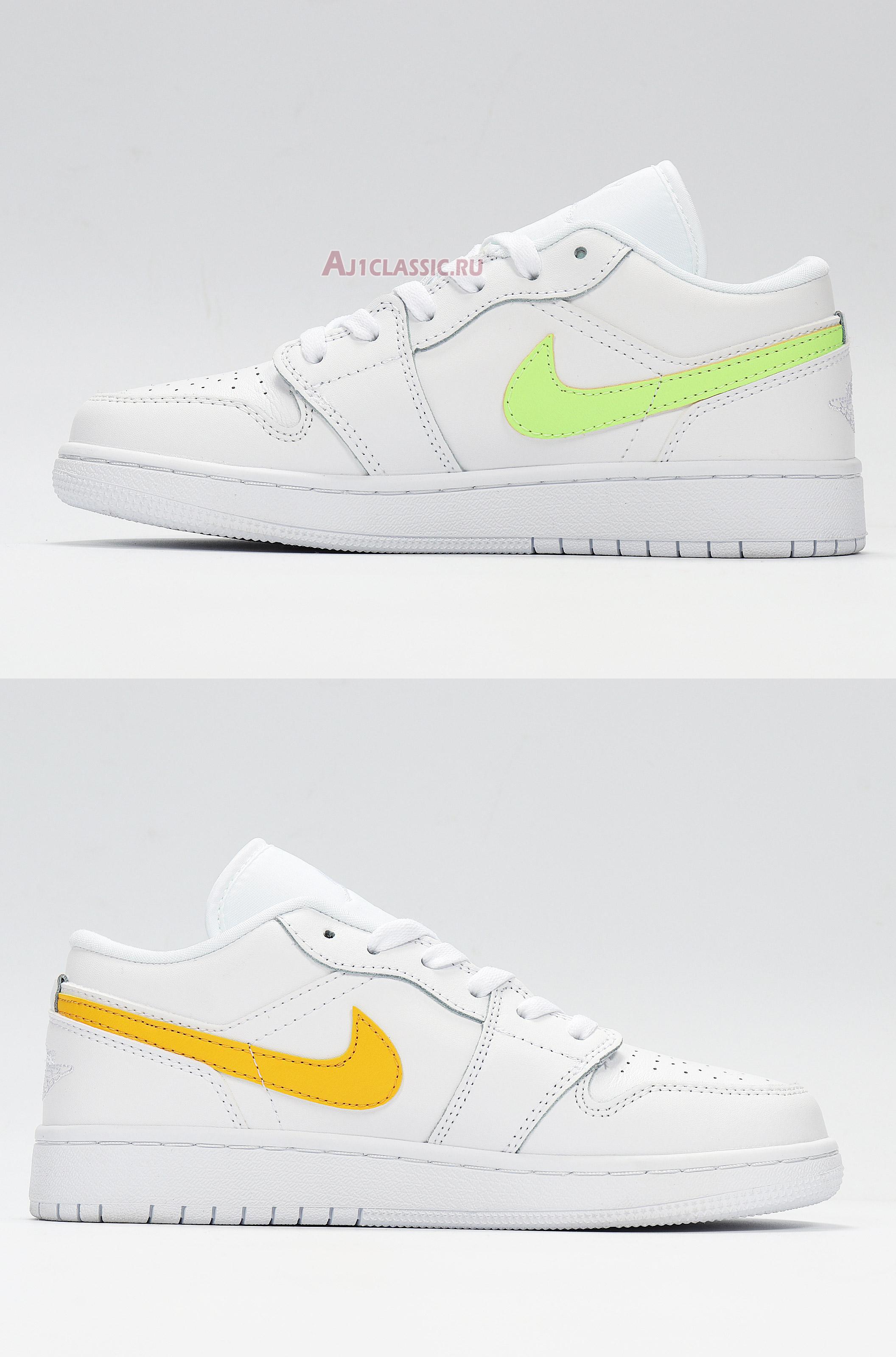 Air Jordan 1 Low "White Neon" CW7035-100