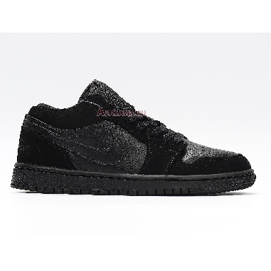 Air Jordan 1 Retro Low Triple Black 553558-025 Black/Black Mens Womens Shoes