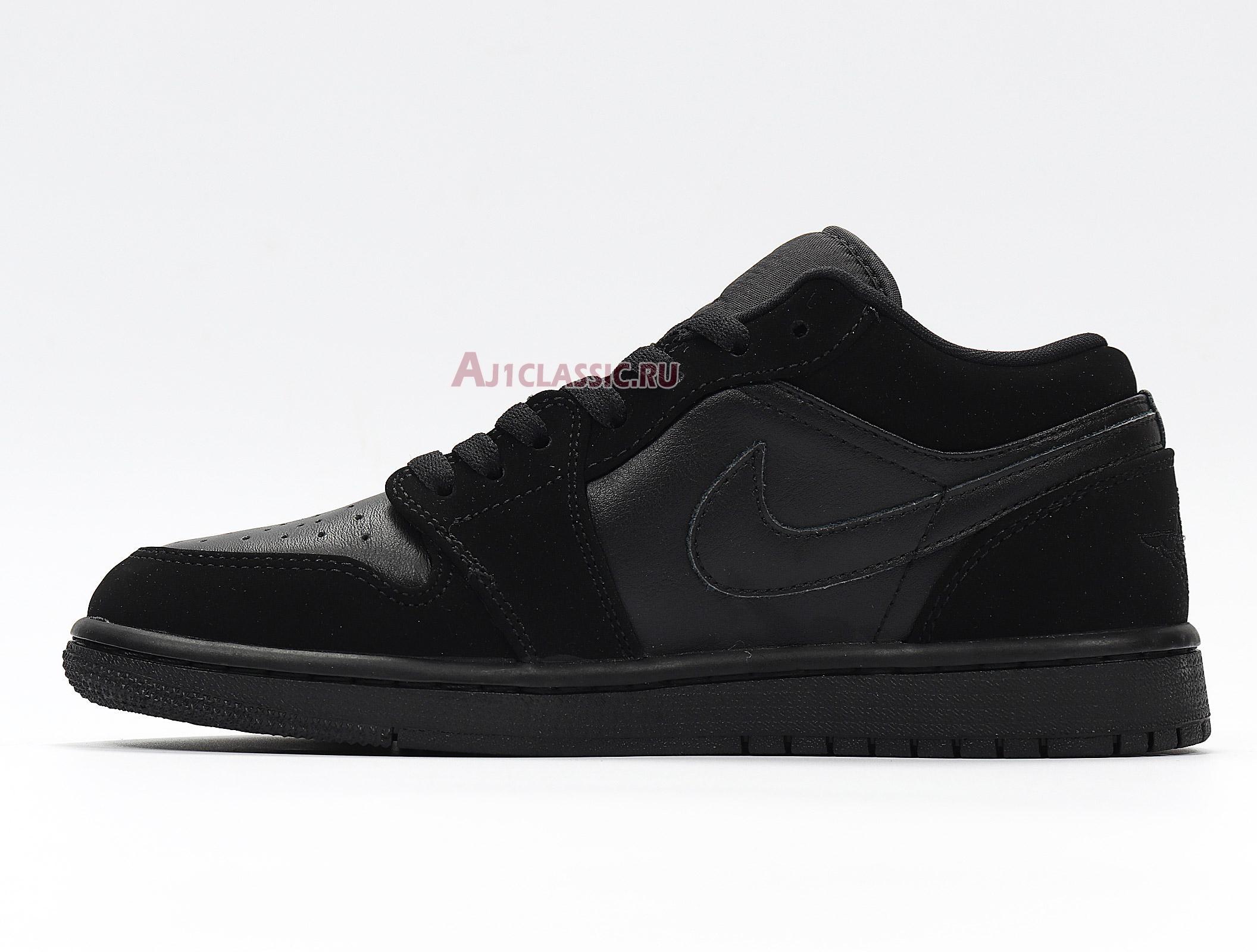 Air Jordan 1 Retro Low "Triple Black" 553558-025