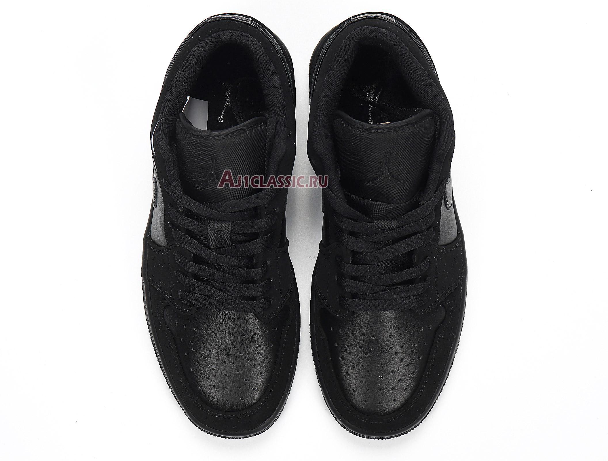 Air Jordan 1 Retro Low "Triple Black" 553558-025