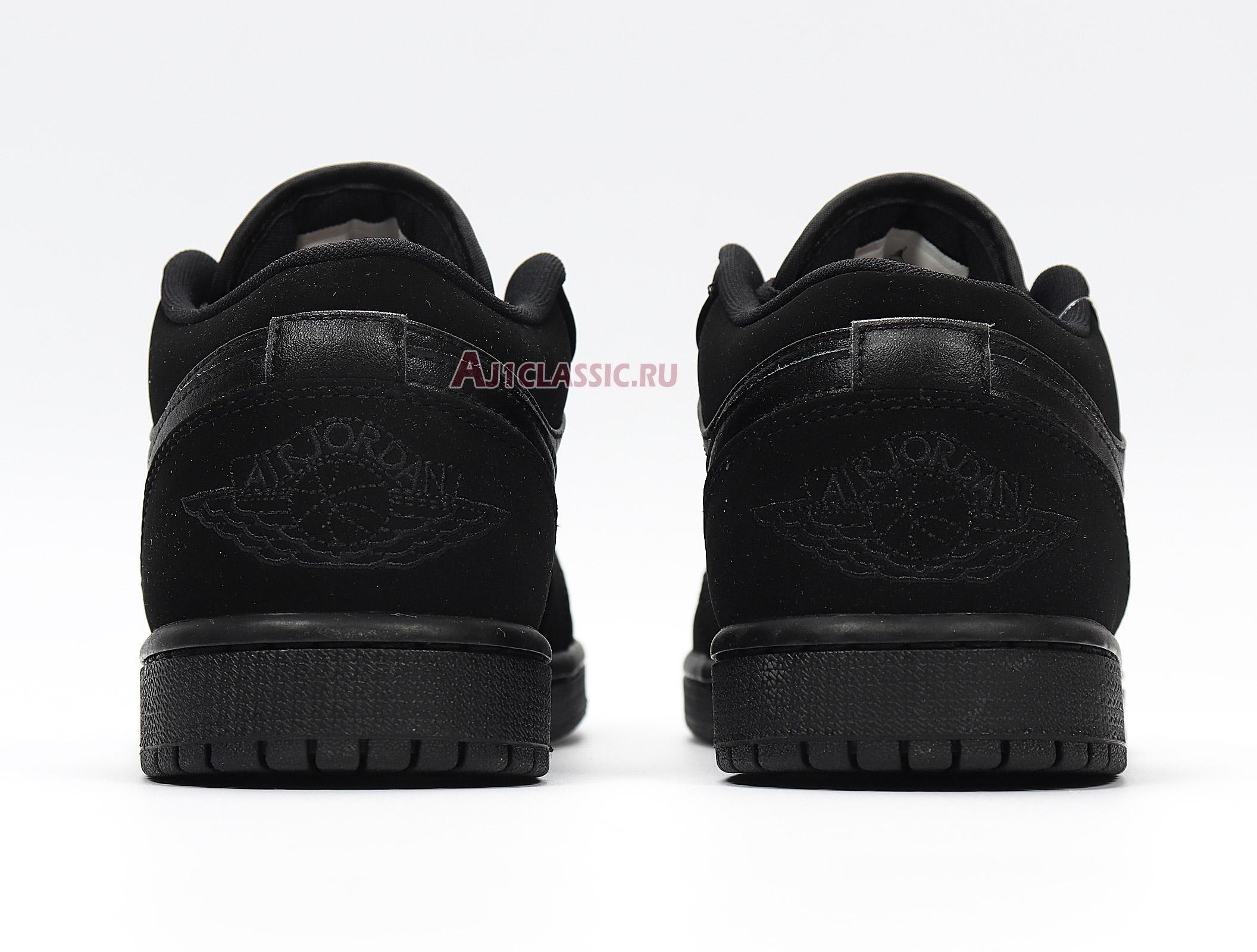 Air Jordan 1 Retro Low "Triple Black" 553558-025